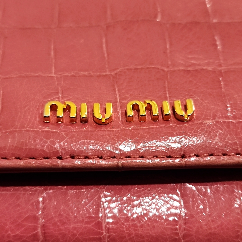 Miu Miu Wallet With Chain - image 5